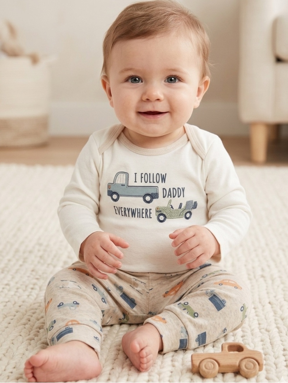 Chick Pea “I Follow Daddy Everywhere” Pj Set